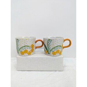 Loverly Gloria Vanderbilt Taste Setter Sigma 10004 Floral 6 Oz Flat Coffee Cup